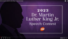 MLK 2023 virtual speech contest highlights video